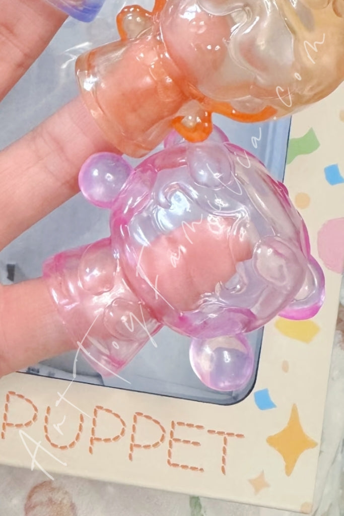 Popmart Pop Bean Skullpanda Series Bear Pajama Hand Puppet Series