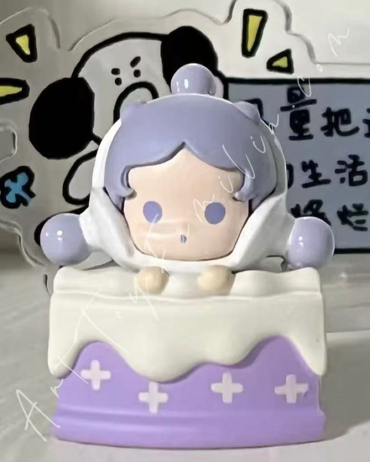 Popmart Pop Bean Skullpanda Series Lavende