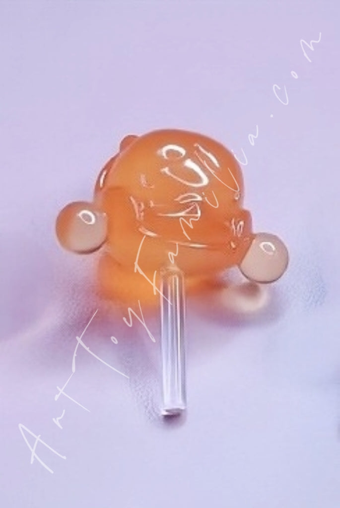 Popmart Pop Bean Skullpanda Series Orange Chupa Chups Series