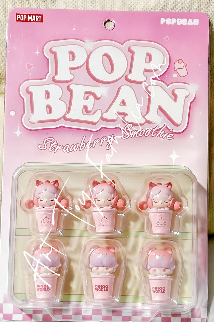 Popmart Pop Bean Strawberry Smoothie Series Fullset 1