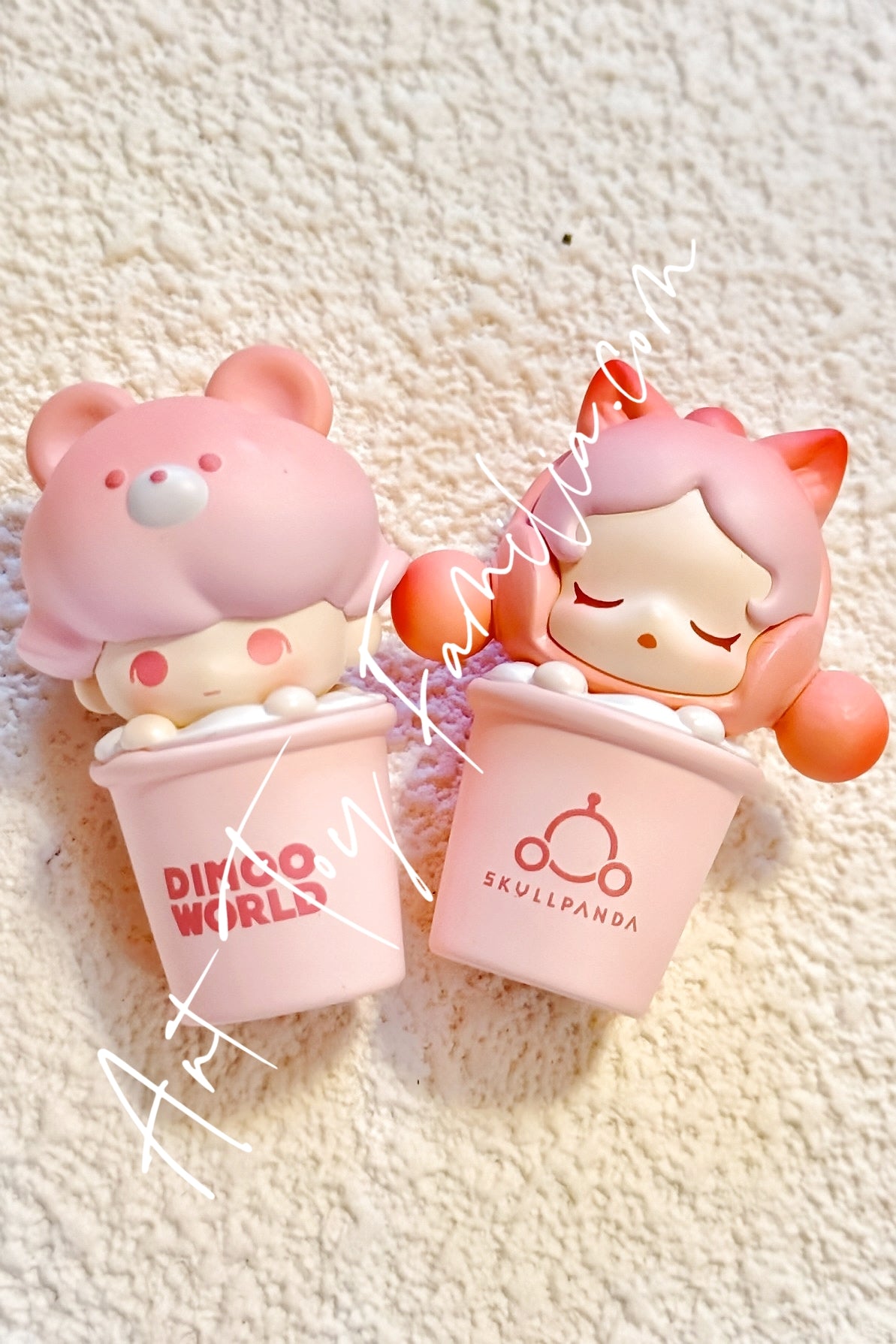 その他 POPMART DIMOO Strawberry Latte Teddy POPMART DIMOO