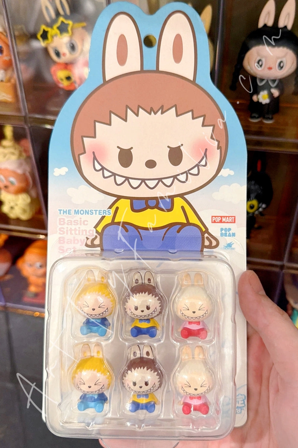 Popmart Pop Bean The Monsters Labubu Basic Sitting Baby Set
