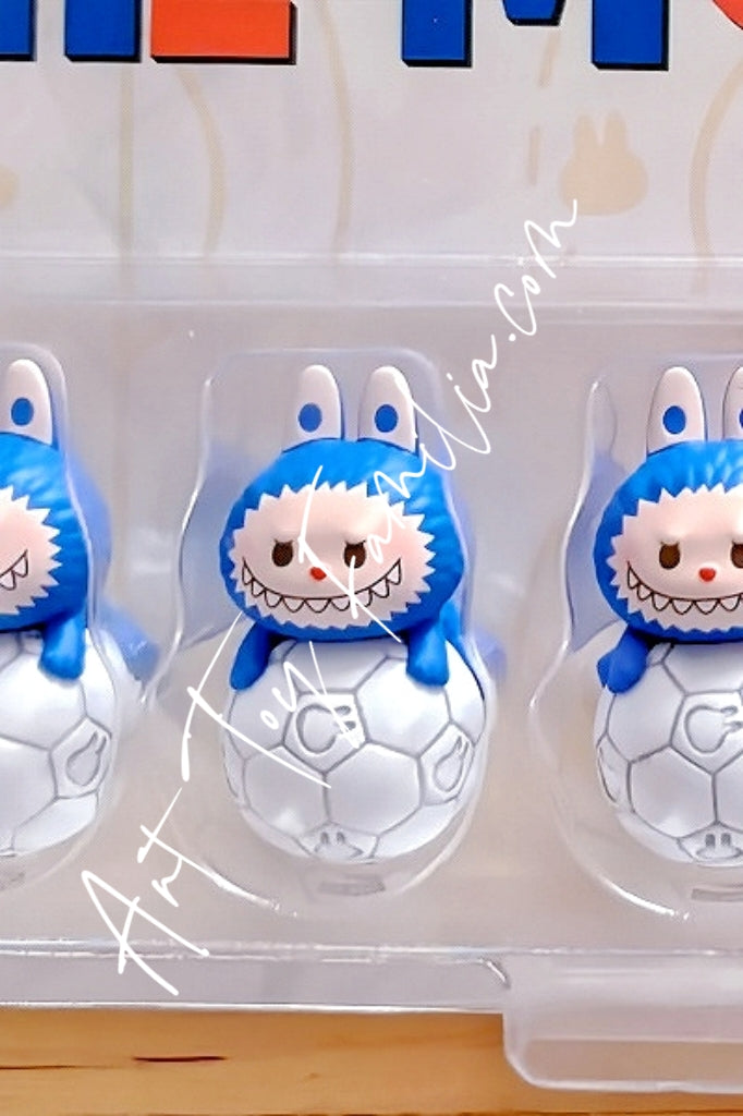 Popmart Pop Bean The Monsters Labubu Blue Ver. Football In The UK Set Series