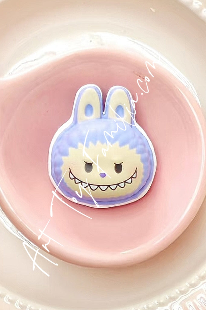 Popmart Pop Bean The Monsters Labubu Blueberry Pudding Macaron Dessert Series