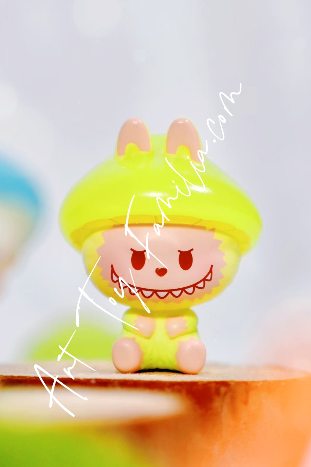 Popmart Pop Bean The Monsters Labubu Fluorescent Mushroom Elf Series