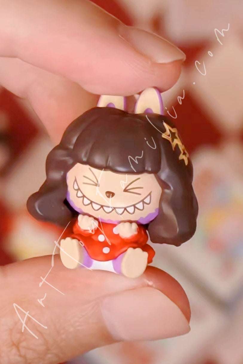 Popmart Pop Bean The Monsters Labubu Hair Salon Series Loose Waves
