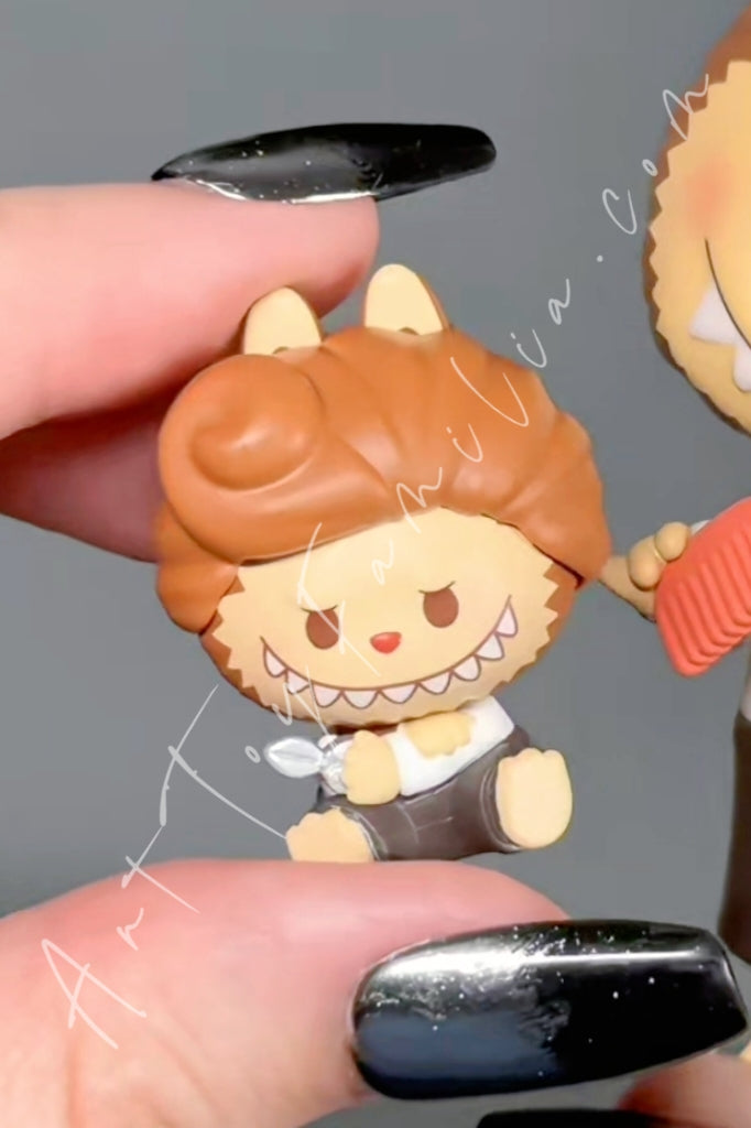 Popmart Pop Bean The Monsters Labubu Hair Salon Series Master Hairstylist
