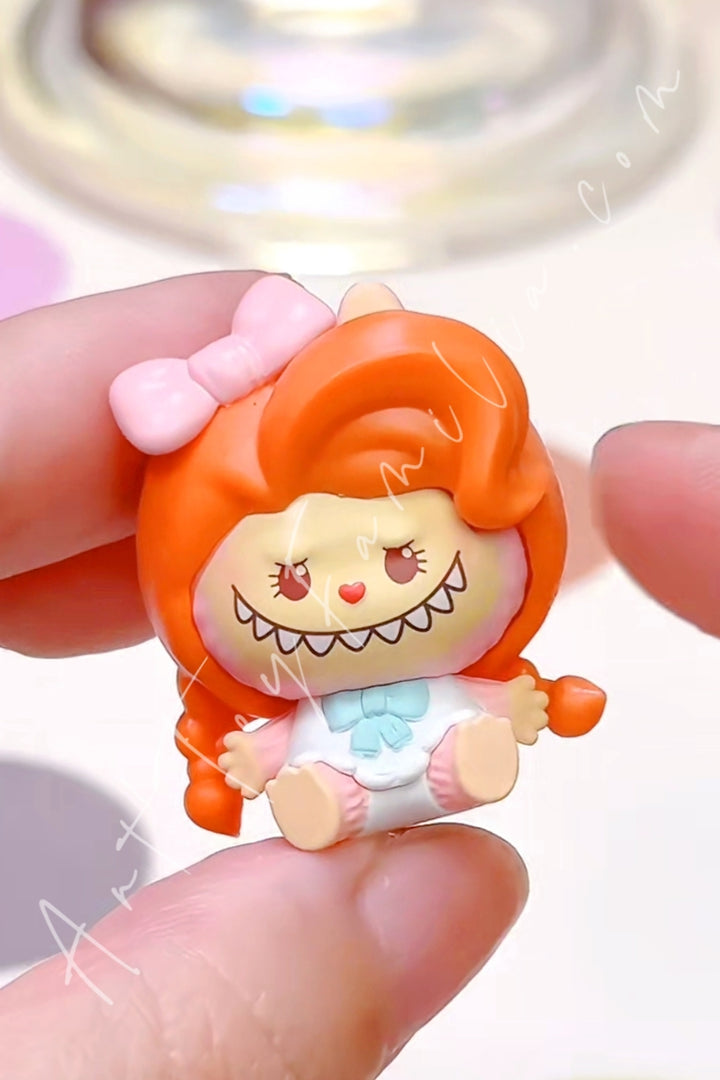 Popmart Pop Bean The Monsters Labubu Hair Salon Series Pinky Cutie (Secret)
