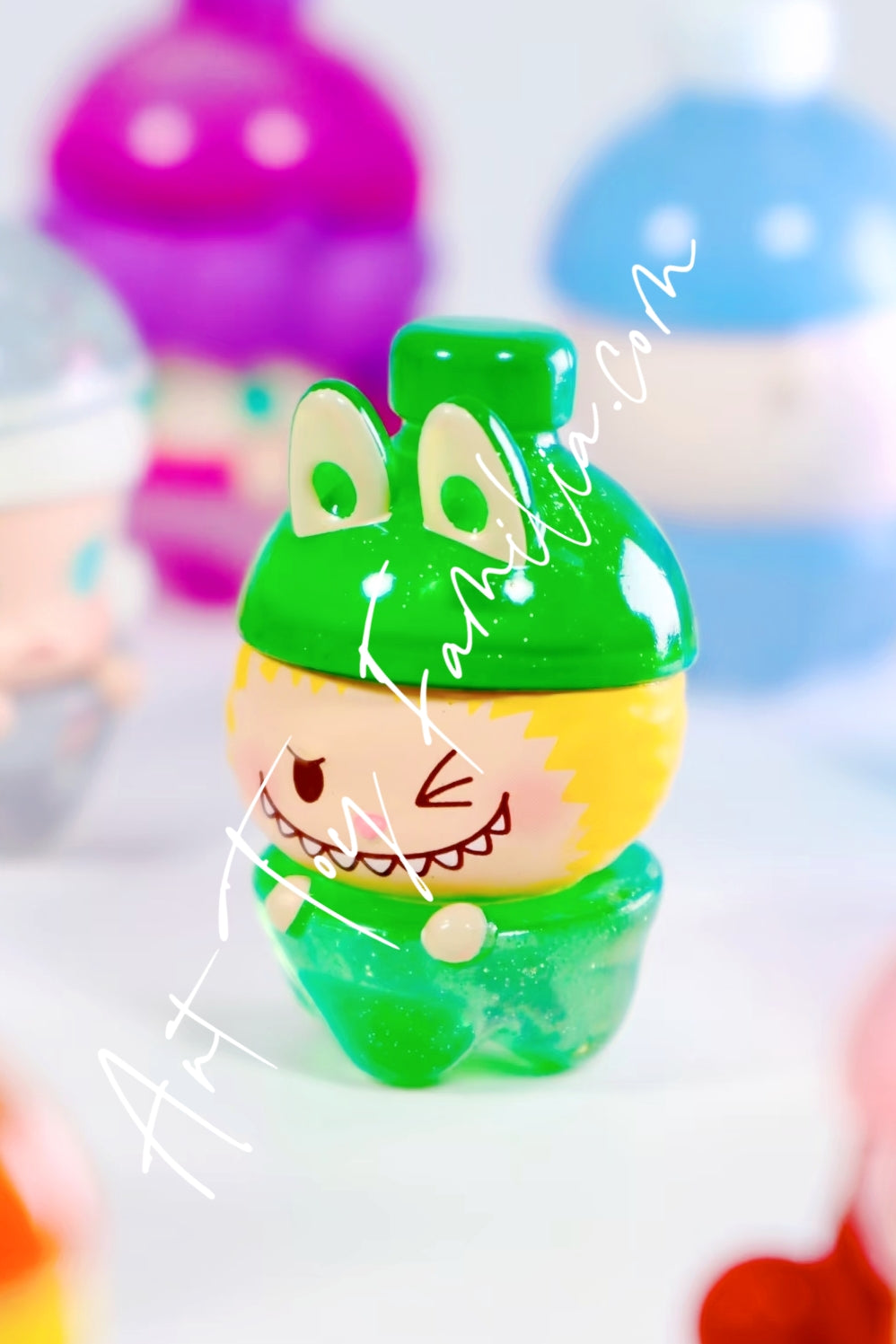 Popmart Pop Bean The Monsters Labubu Lime Juciy Juicy Series