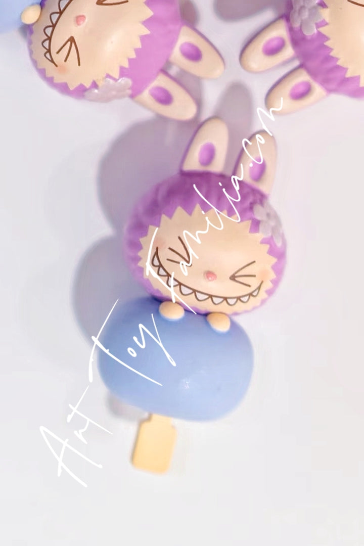 Popmart Pop Bean The Monsters Labubu Taro Paste Sakura Sweetheart Series