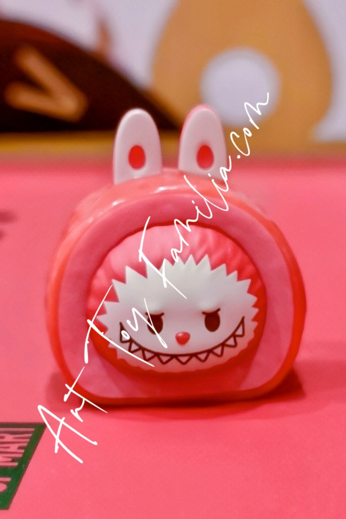 Popmart Pop Bean The Monsters Labubu Yogurt(Red Ver.) Colorful Cream Roll Series