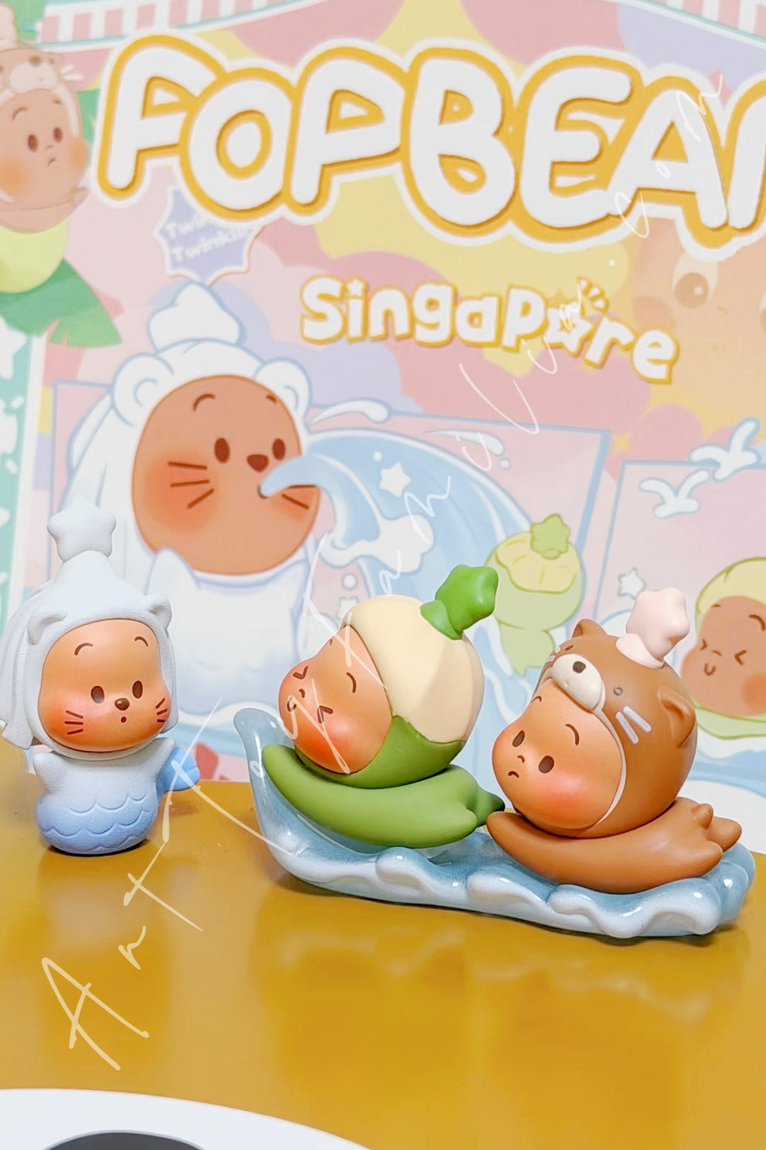 Popmart Pop Bean Twinkle Twinkle Journey in Singapore Set