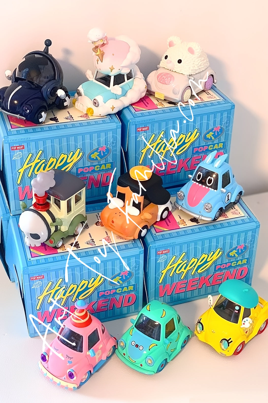 Popmart Popcar Happy Weekend Series Full Set
