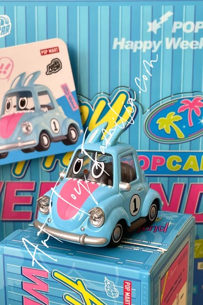 Popmart Popcar Happy Weekend Series Labubu