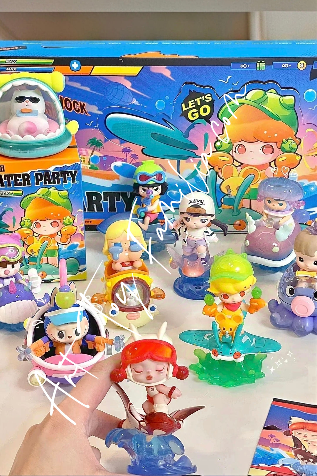 Popmart Popcar Water Party Series Full Set