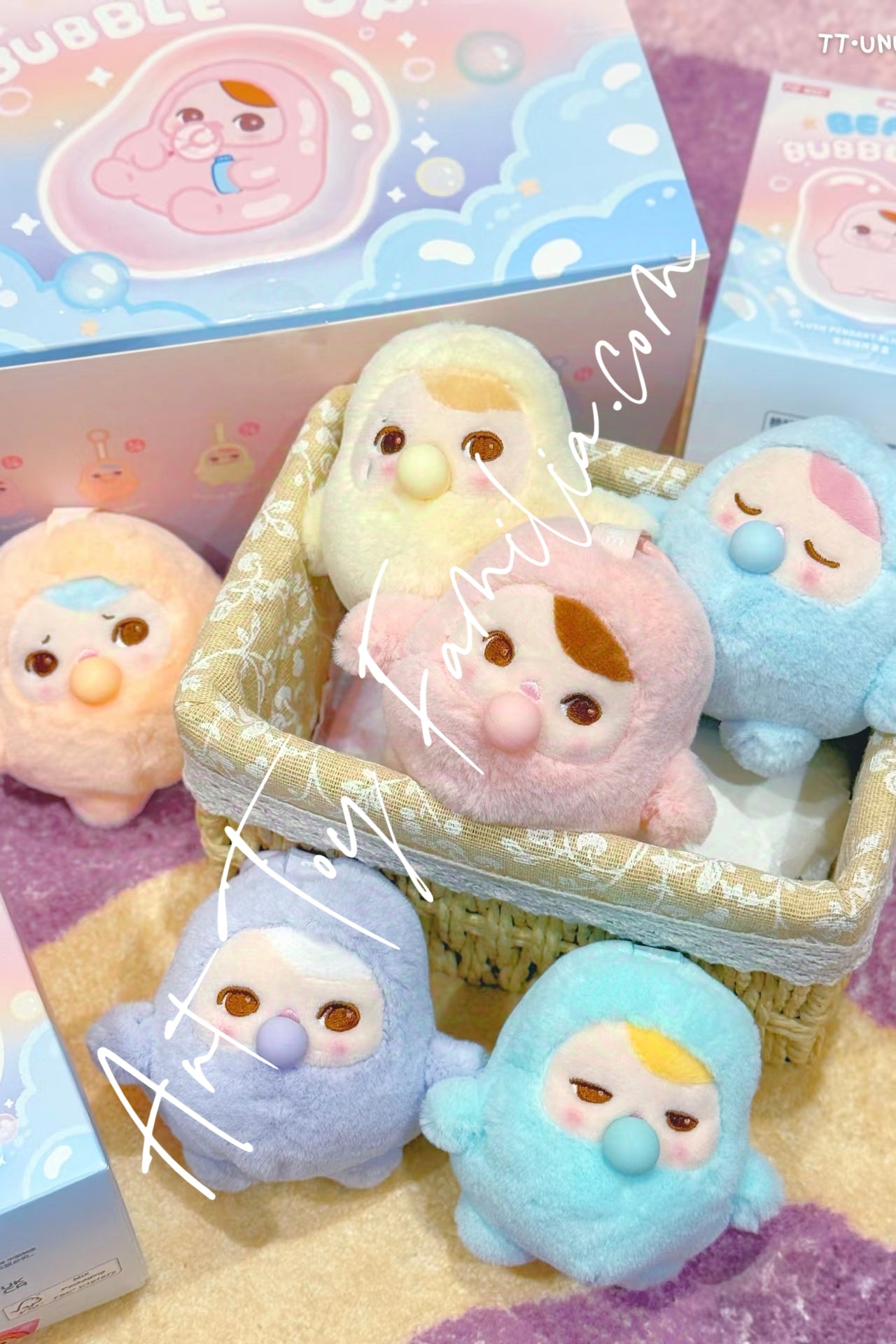 Popmart Pucky Beanie Bubble Up Series-Plush Pendant Full Set