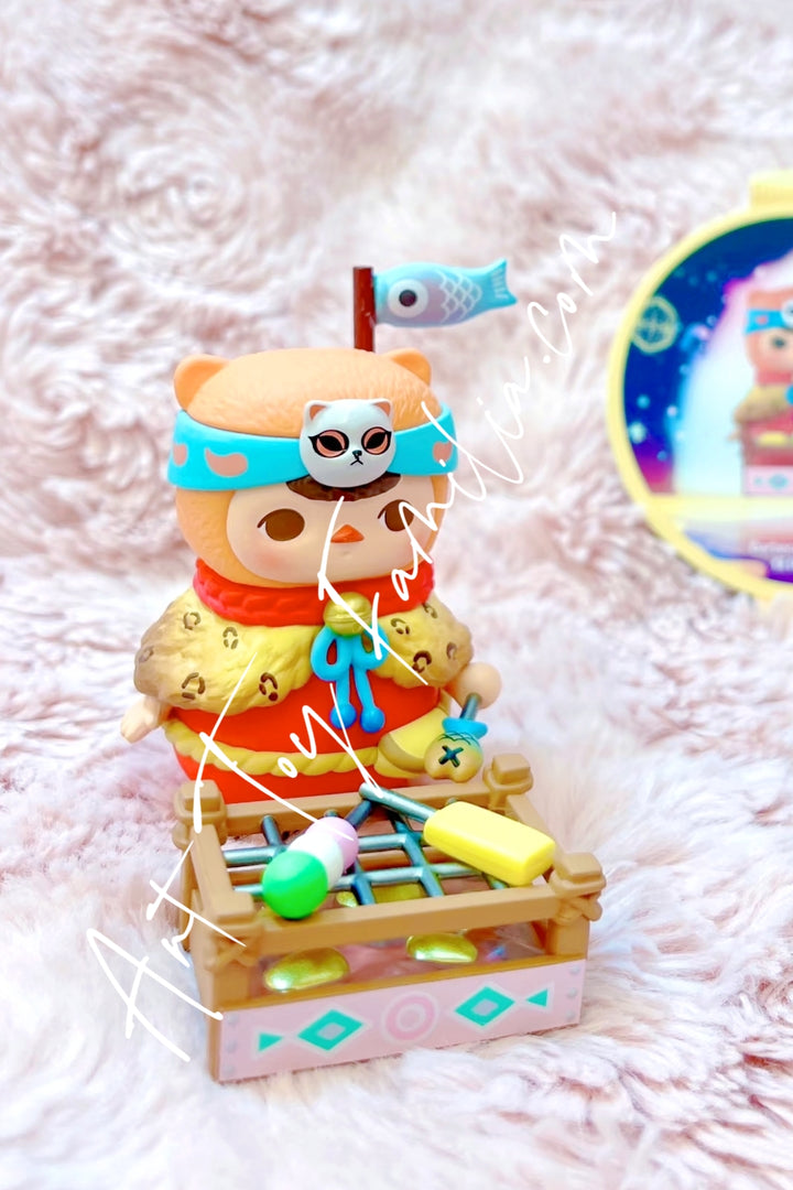 Popmart Pucky Festival Babies Series Barbecue Cat Baby