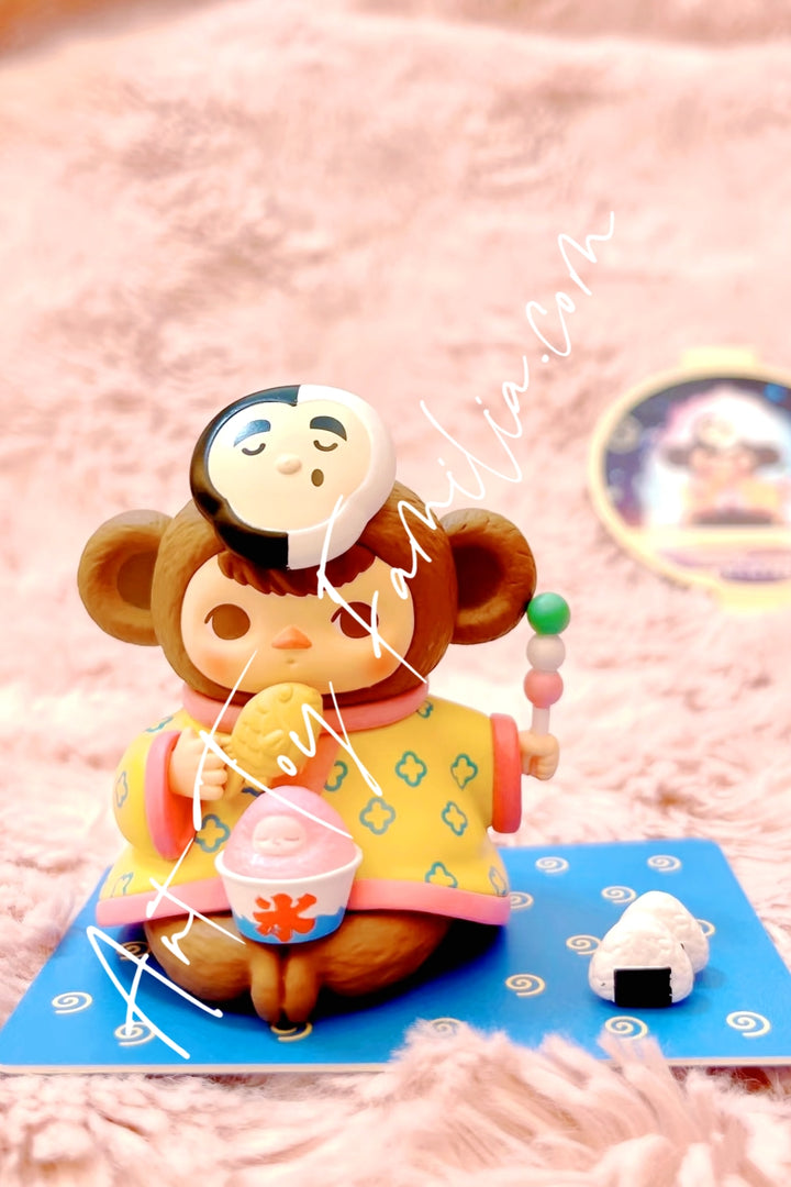 Popmart Pucky Festival Babies Series Picnic Monkey Baby