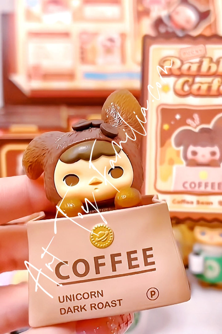 Popmart Pucky Rabbit Cafe Series Coffee Bean