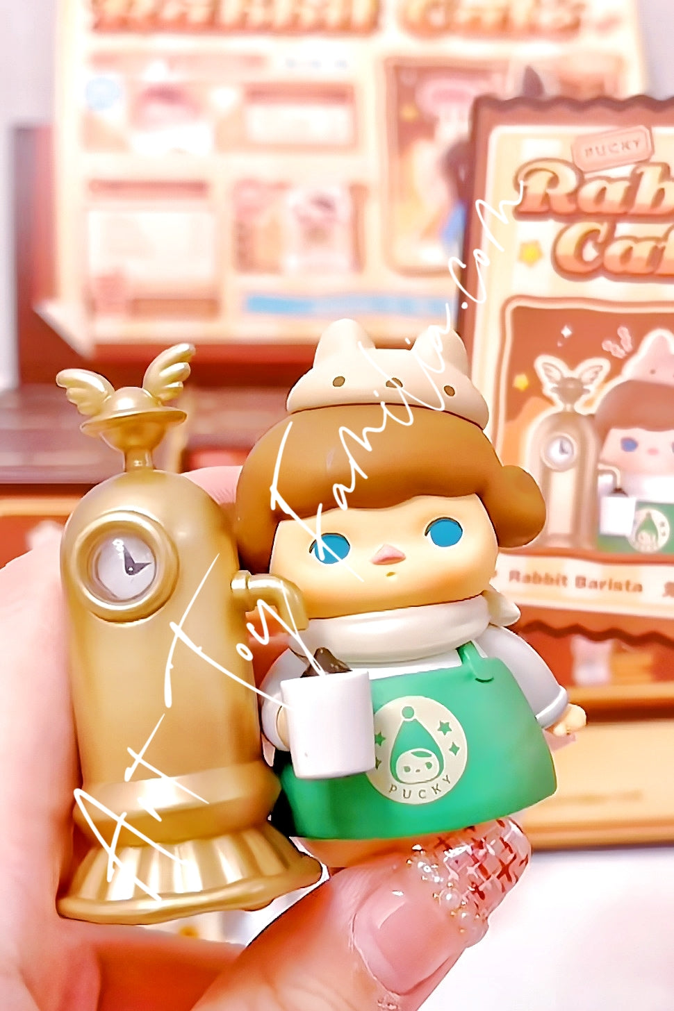 Popmart Pucky Rabbit Cafe Series Rabbit Barista