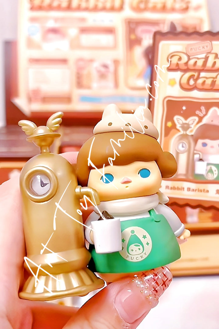 Popmart Pucky Rabbit Cafe Series Rabbit Barista