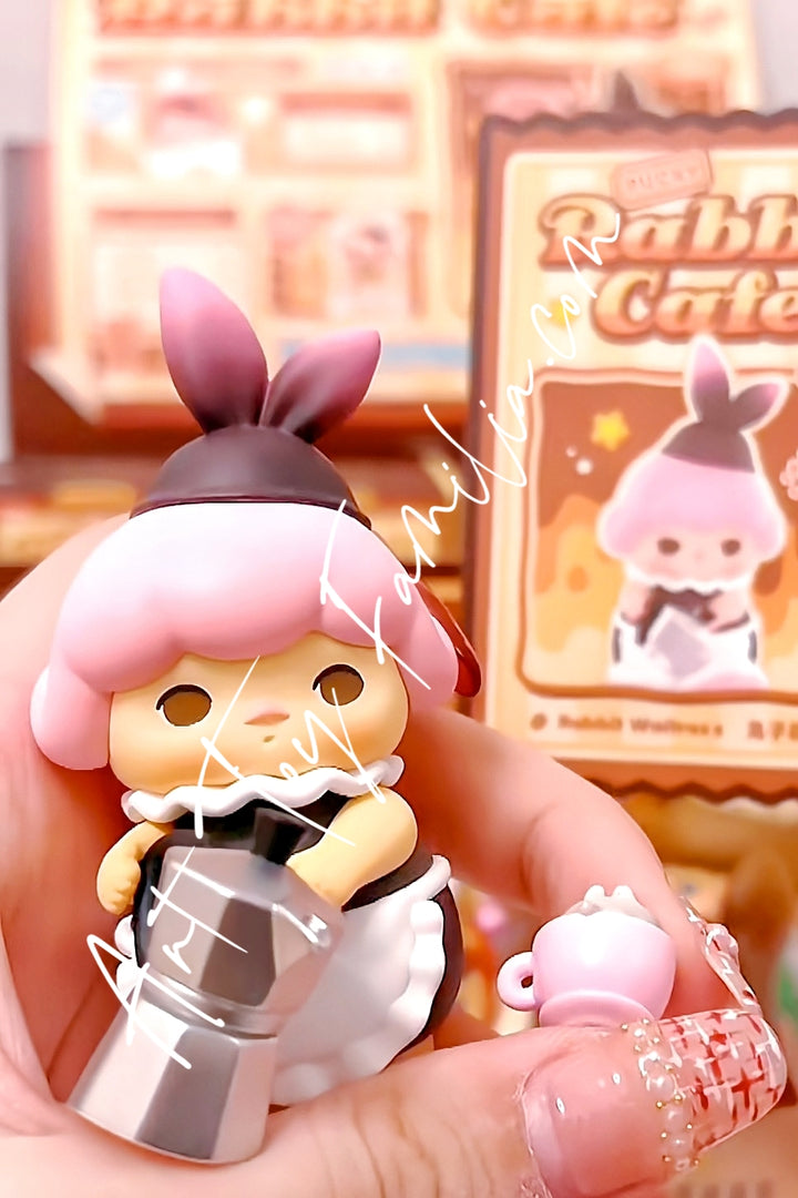 Popmart Pucky Rabbit Cafe Series Rabbit Waitress