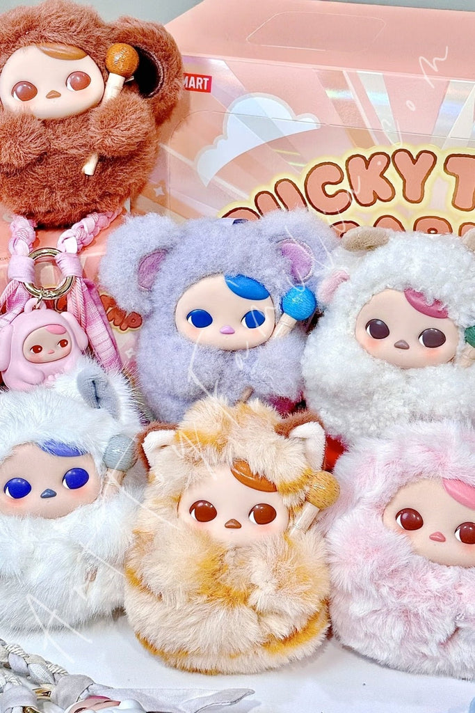 Pucky Tap Tap Babies Series Vinyl Plush Pendant - 敲敲系列搪胶毛绒