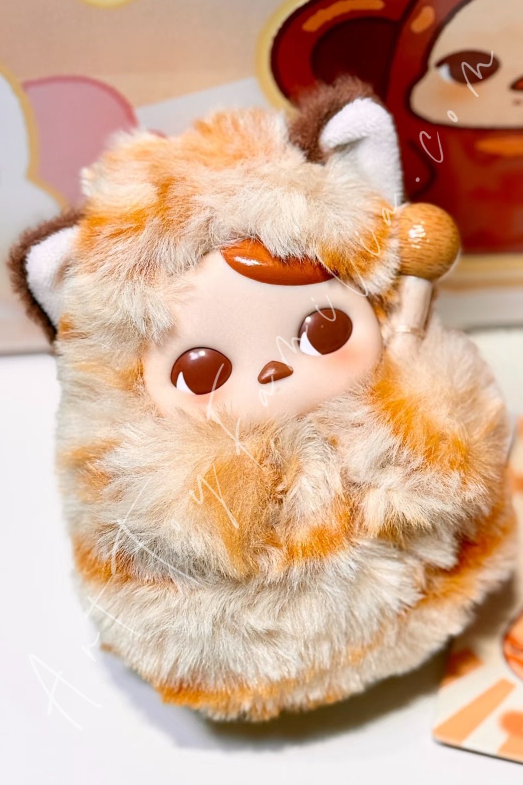 POP MART - Pucky Tap Tap Babies Series Vinyl Plush Pendant - 敲敲系列搪胶毛绒挂件 Wealth+1 - 财富+1