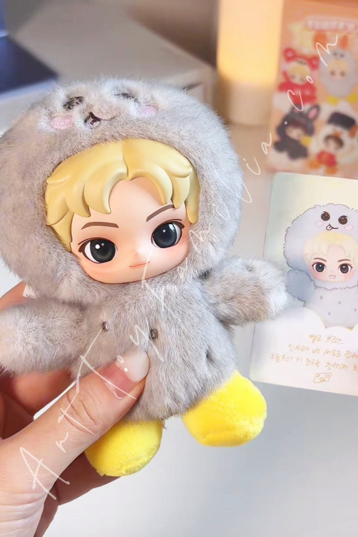 Popmart RIIZE Fluffy Club Series Vinyl Plush Doll Pendant Fluffy Songyongdoli-Eunseok