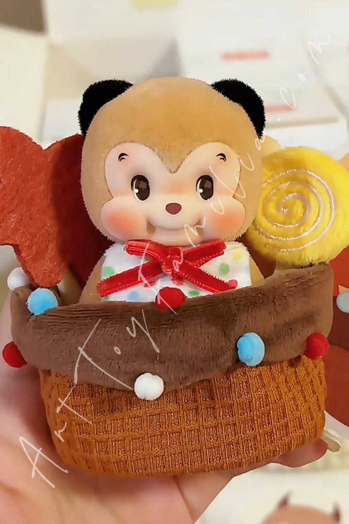 Popmart RiboDiary Forest Gathering Day Series Figures Blind Box Candy Bearibo (Secret)