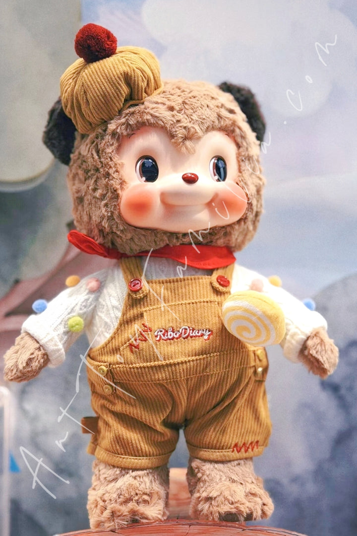 Popmart RiboDiary Forest Gathering Day Series Plush Doll Bag - Bearibo