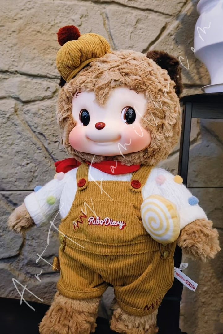 Popmart RiboDiary Forest Gathering Day Series Plush Doll Bag - Bearibo
