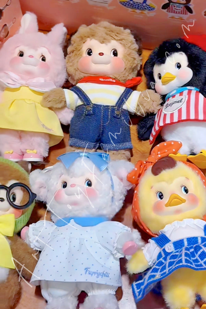 Popmart RiboDiary Forest Gathering Day Series Plush Doll Pendant Blind Box Sealed Full Set