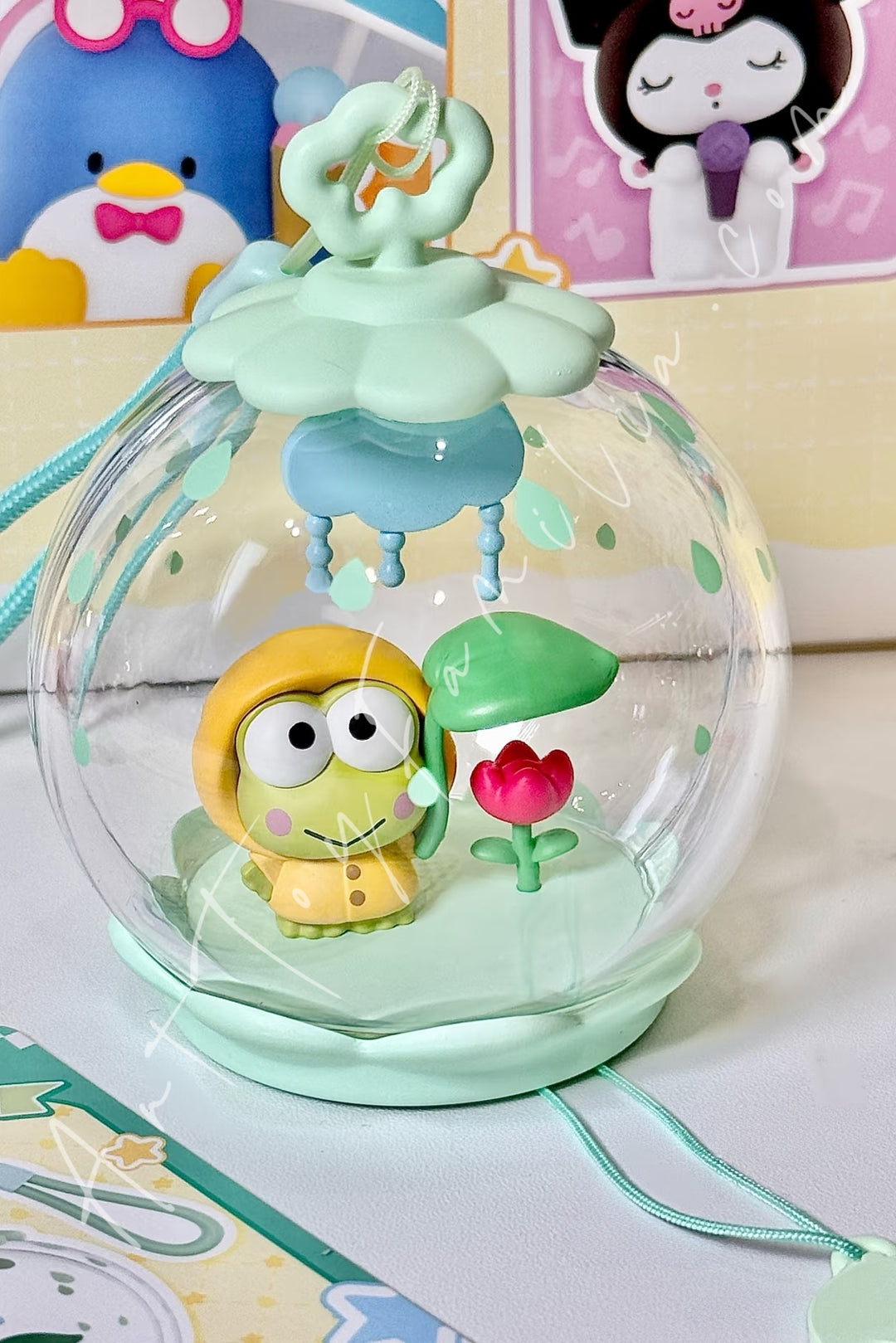 Popmart Sanrio Characters Sweet Drean Bubble House Series Kerokerokeroppi