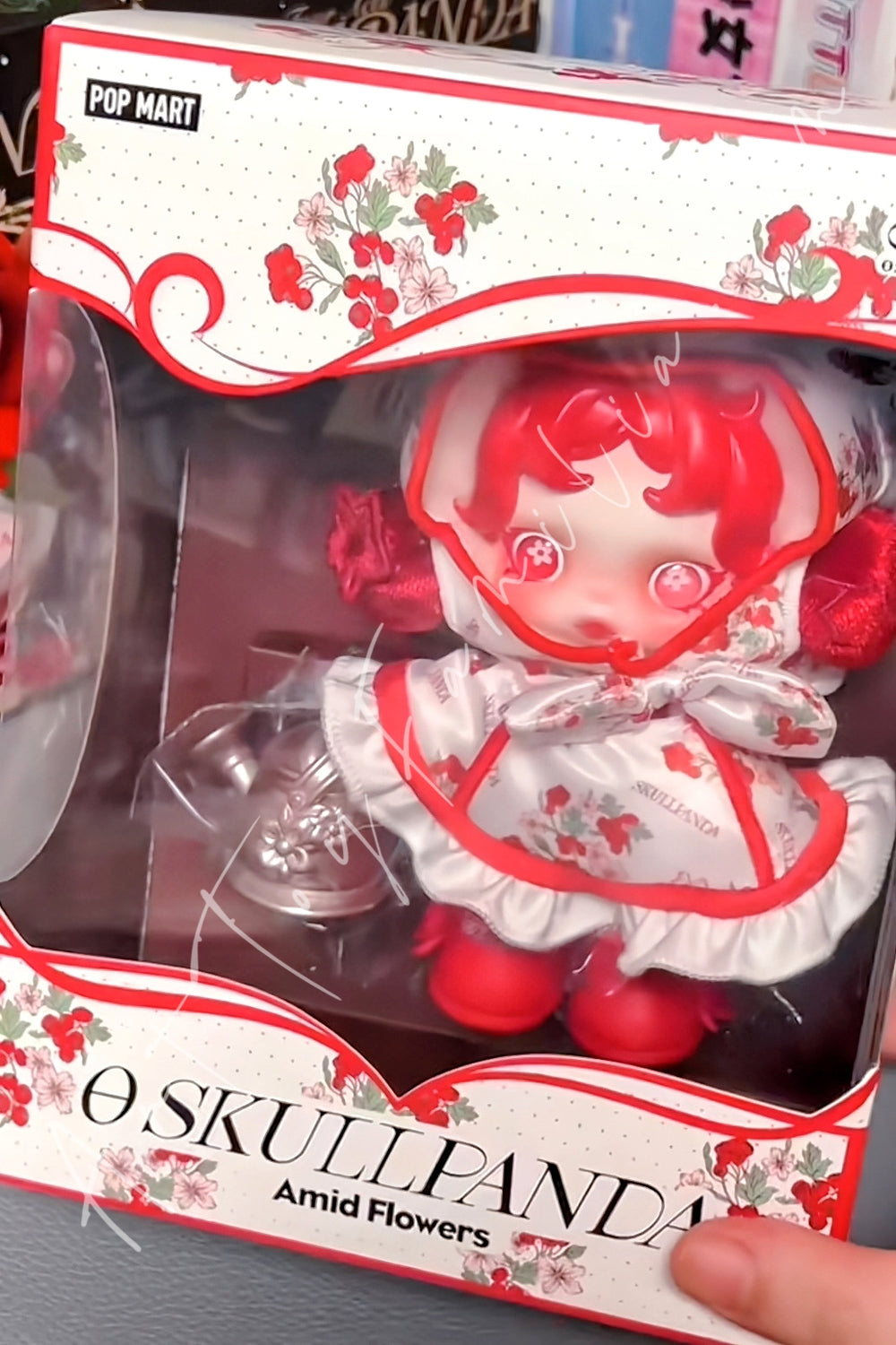 Popmart Skullpanda Amid Flowers Plush Doll Pendant