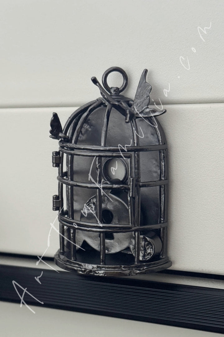 Popmart Skullpanda Cage-Uncage Exhibition Fridge Magnet