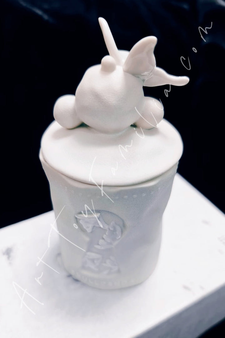POP MART - Skullpanda Cage - Uncage Exhibition Scented Candle - 围与困主题空间展香氛蜡烛 White
