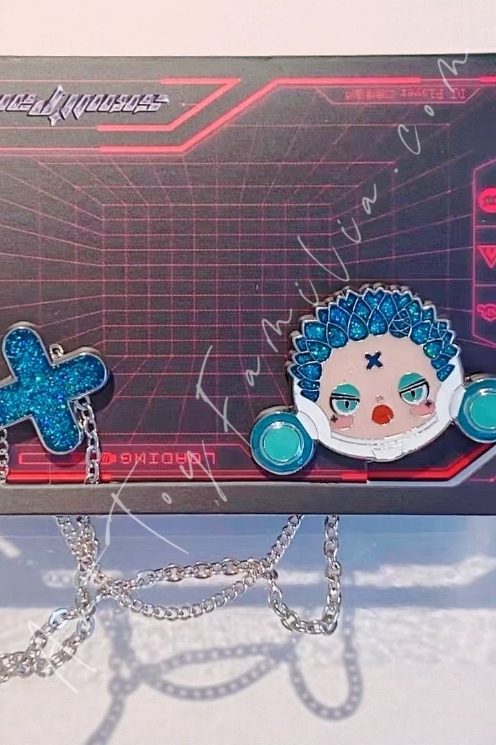 POP MART - Skullpanda City Of Night Series Badge - 夜之城系列徽章 DJ Player - 幻音缔造者