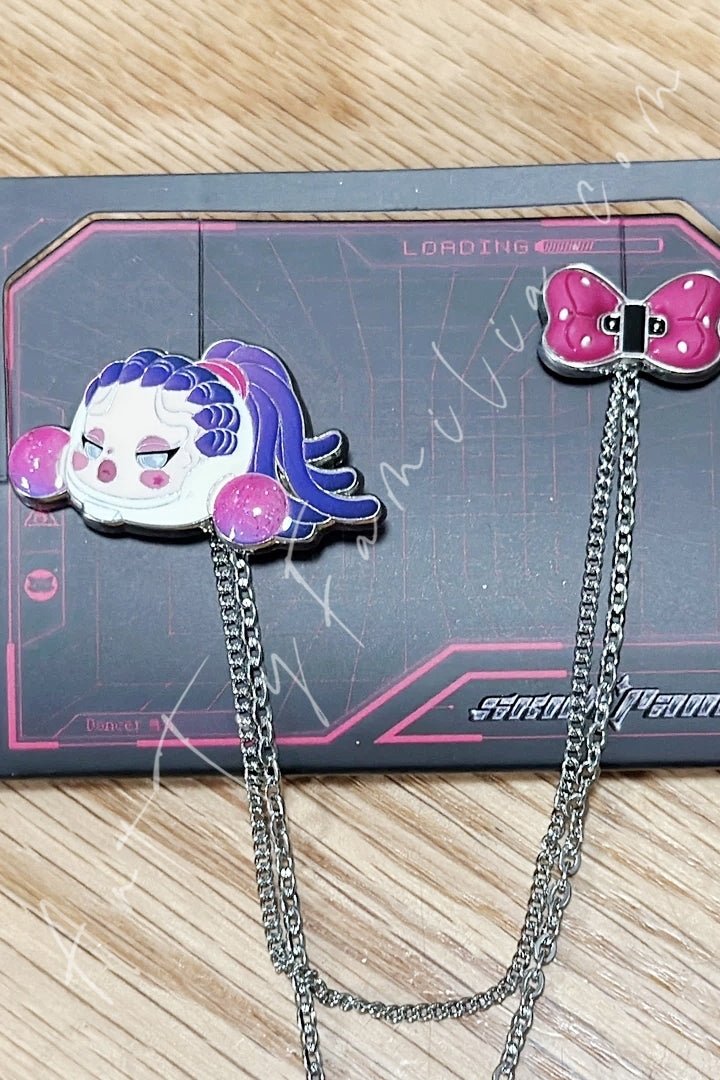 POP MART - Skullpanda City Of Night Series Badge - 夜之城系列徽章 Dancer - 舞者