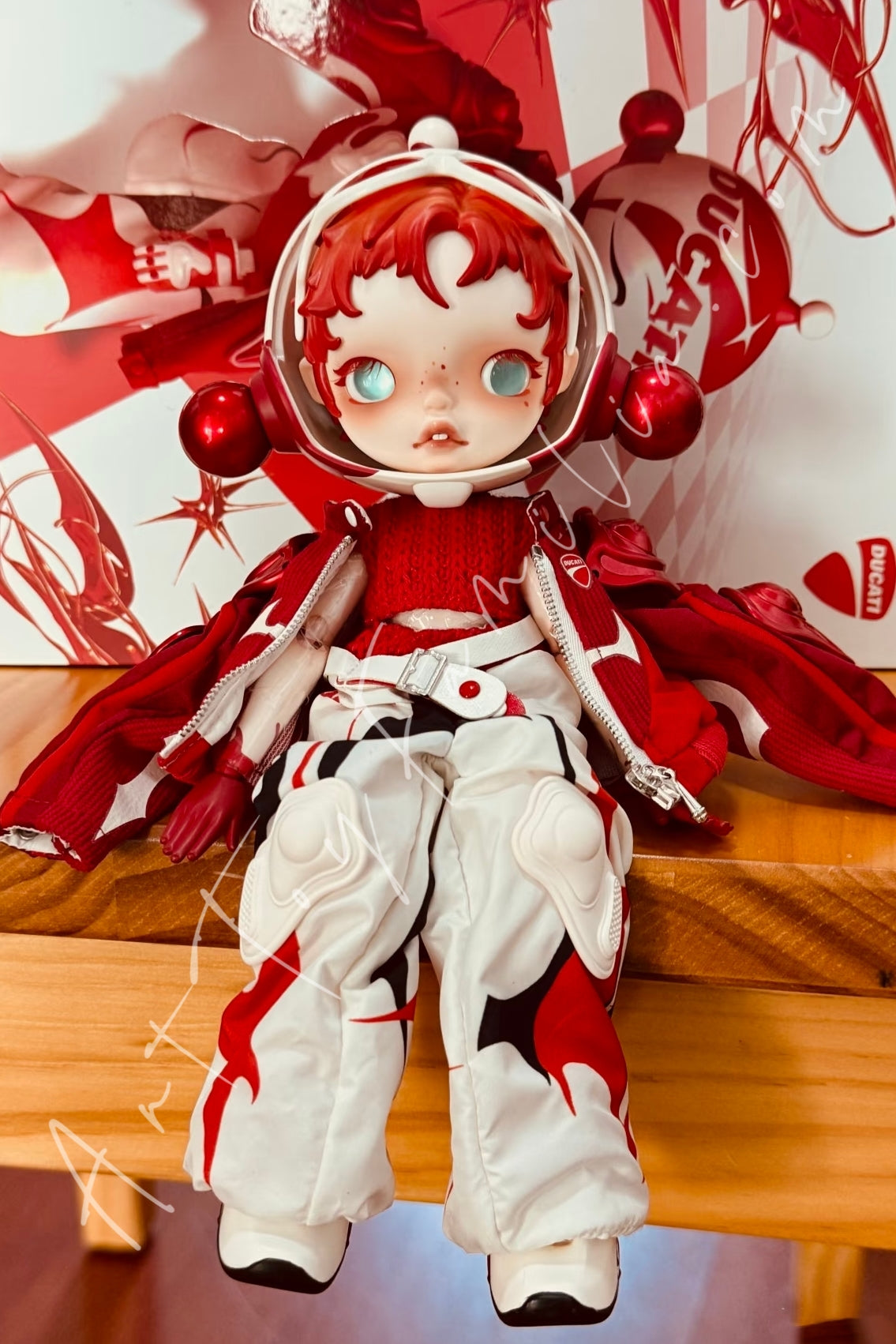 Skullpanda × DUCATI 1/6 Action Figure - Skullpanda × DUCATI 1/6可