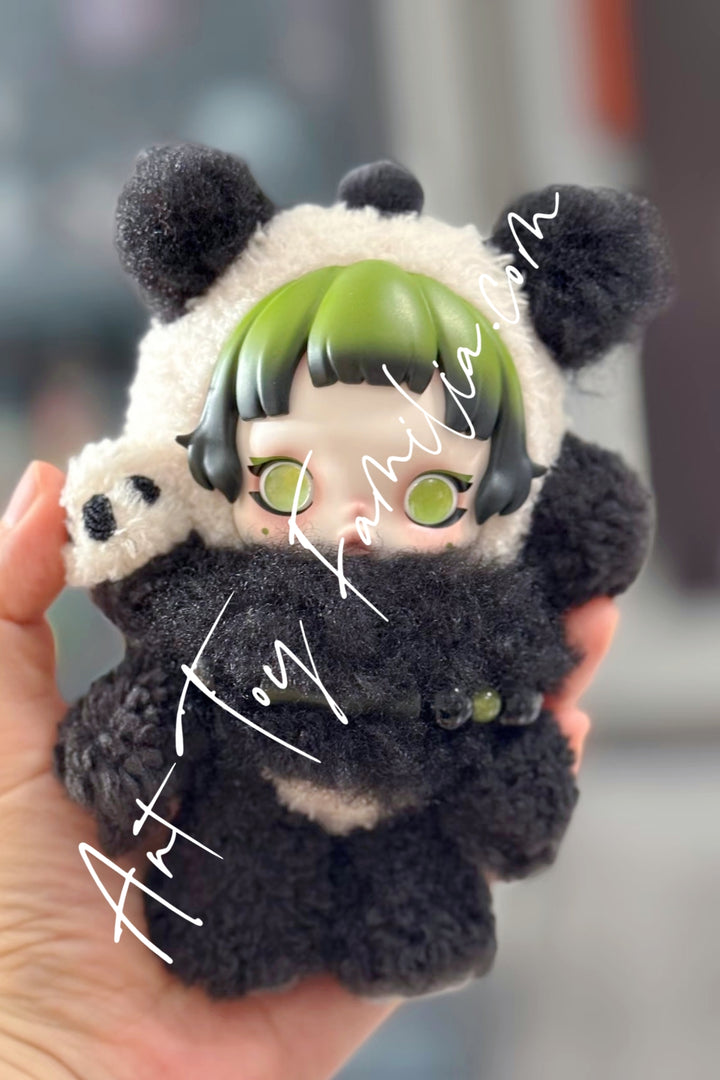 Popmart Skullpanda Lazy Panda Plush Doll Pendant