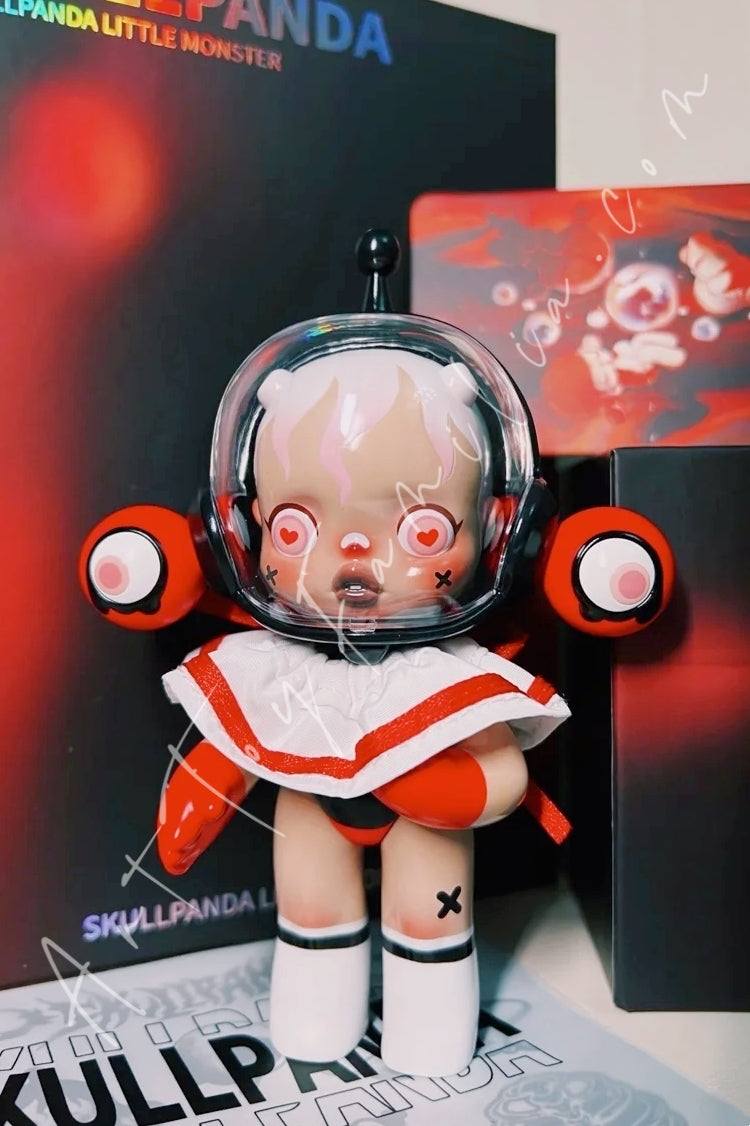 その他 POPMART SKULLPANDA MONSTER SUNNY POP MART x SKULLPANDA Little Monster Sunny Limited Art Toy
