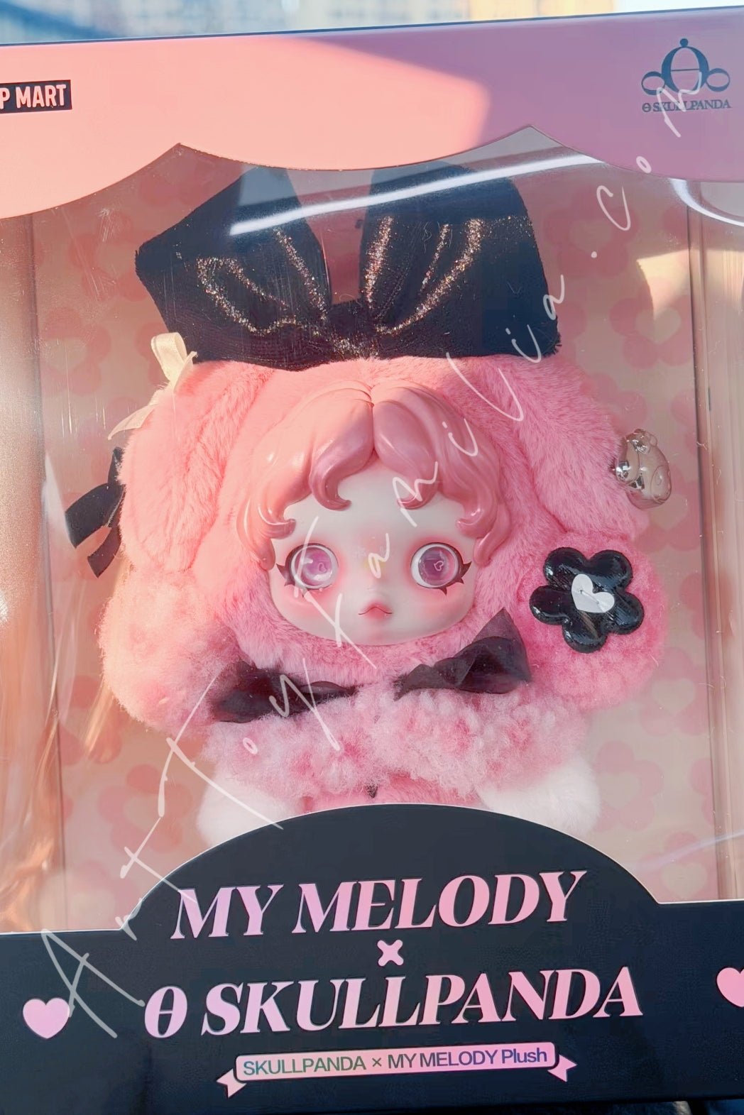 POP MART Skullpanda × My Melody Plush Pendant – Art Toy Familia