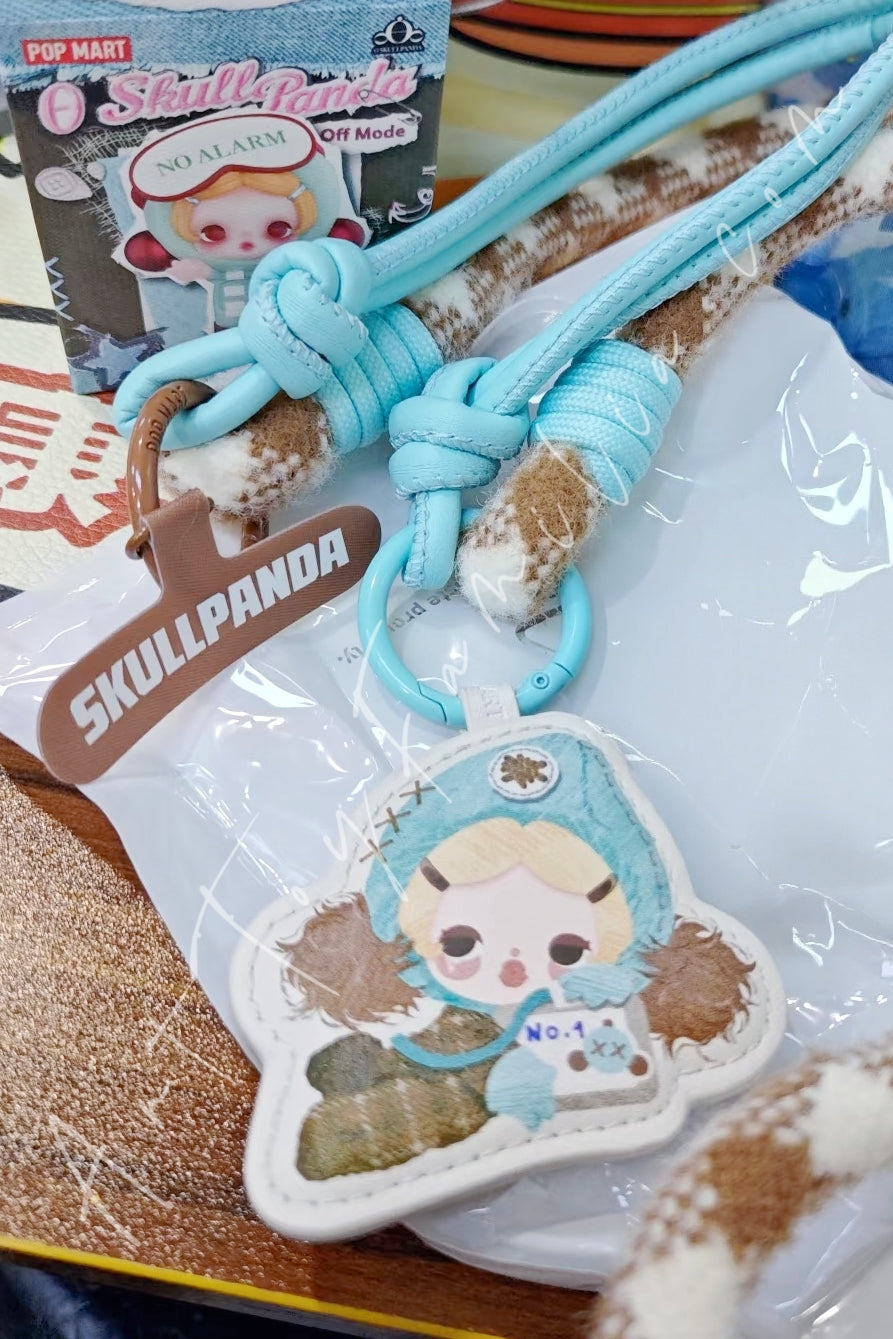 Popmart θ Skullpanda Off Mode Series Phone Lanyard Stay Chill