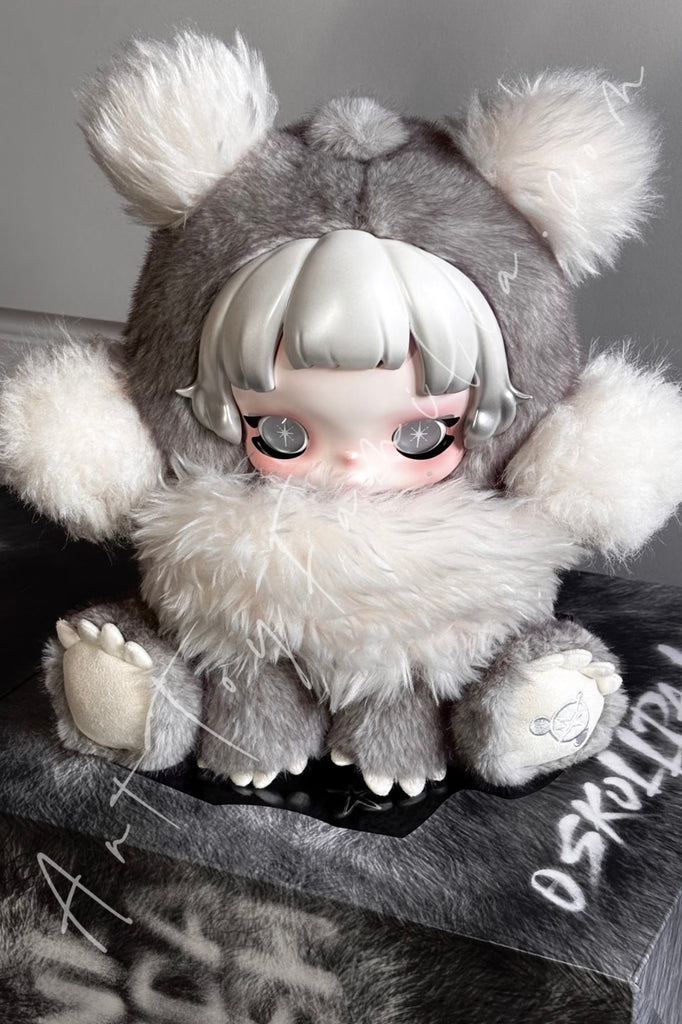 Skullpanda Punk Panda Plush Doll – Art Toy Familia
