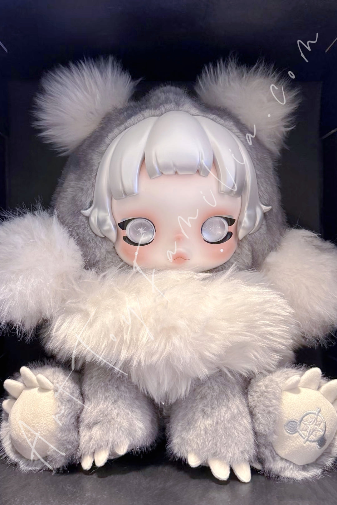Popmart Skullpanda Punk Panda Plush Doll