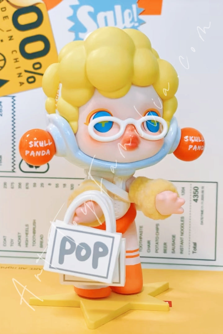 Popmart Skullpanda Shopaholic Figurine