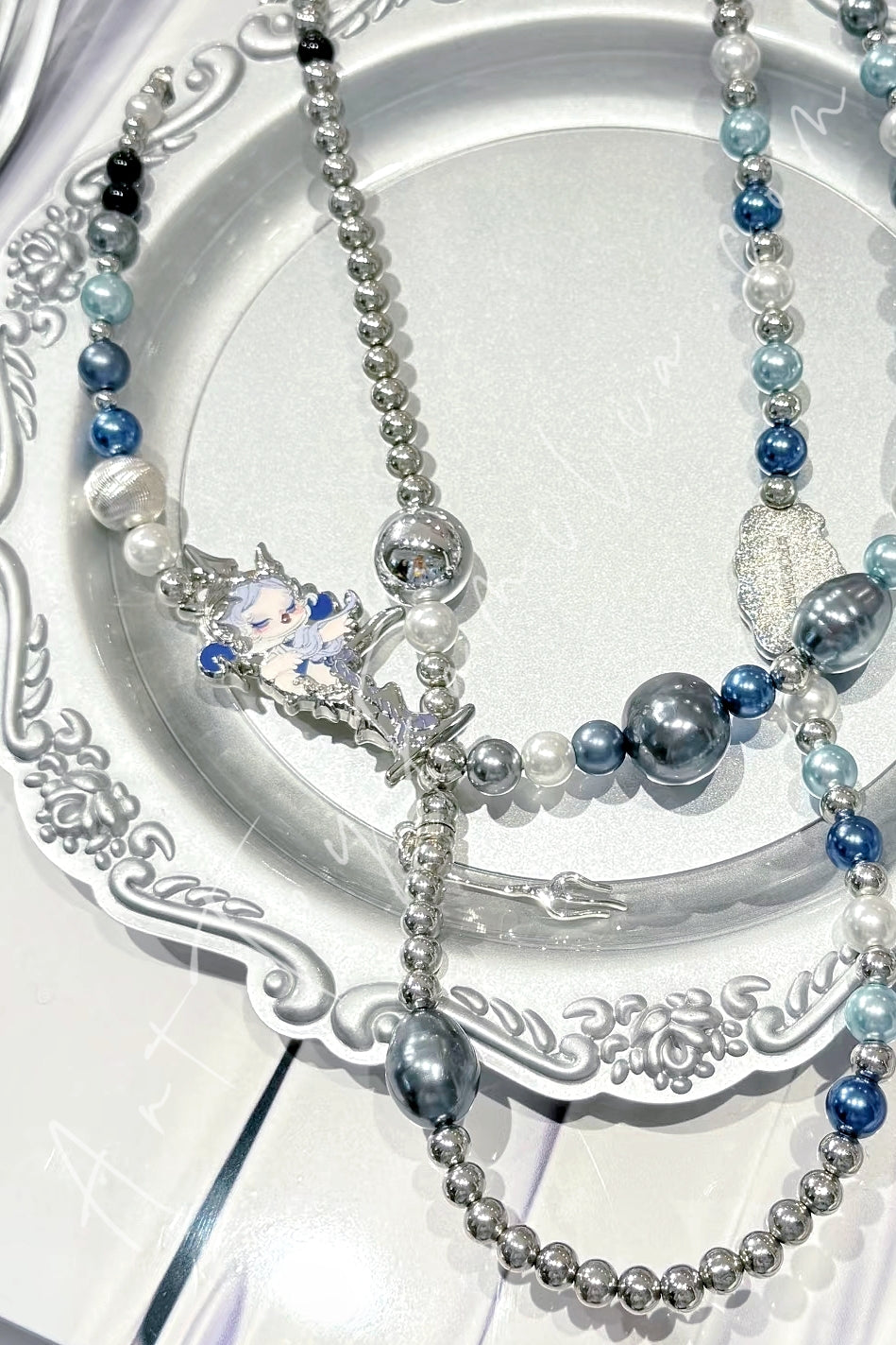 Popmart Skullpanda The Feast Begins Series Pendant Set The Silver Fork