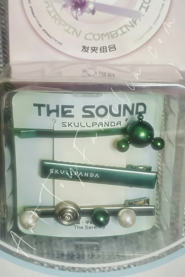 Popmart Skullpanda The Sound Series Hairpin Combination The Serenity
