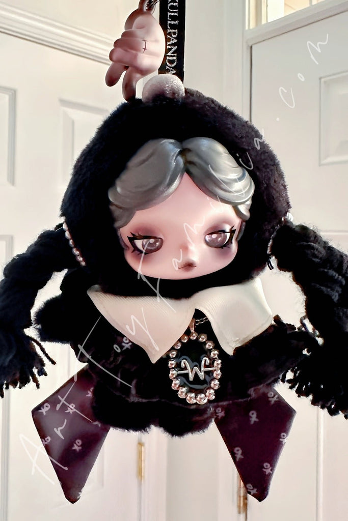 skullpanda wednesday plush classic dress version Amazon.com: POP MART SKULLPANDA Wednesday PlushClassic Dress Version United States Limited, Gothic Doll, Goth Girl, Collectible Toy Charm Holiday Birthday Gifts for Girls and Boys : Toys & Games